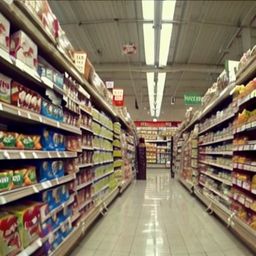 Яркий продуктовый ряд с безлактозными товарами: растительное молоко, йогурты и выпечка с четкими этикетками.