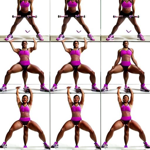 Фитнес-гид с инфографикой анатомии ягодичных мышц и упражнениями.