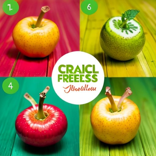 Яркая половина фрукта гранадиллы с семенами и сочной мякотью на деревянной доске, окруженная мятой, лаймом и медом.