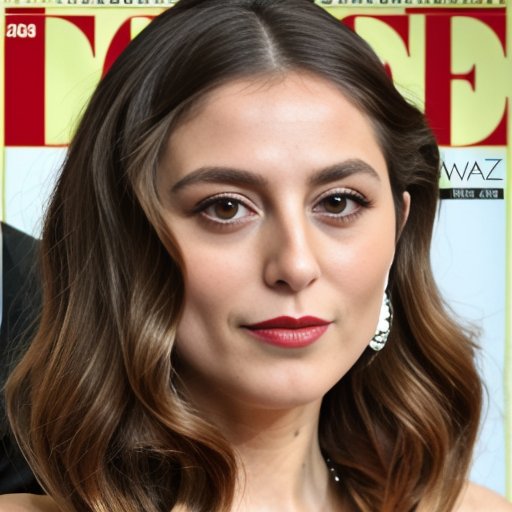 Яркий обложка журнала о Ханде Эрчел: мода, слава, личная жизнь.