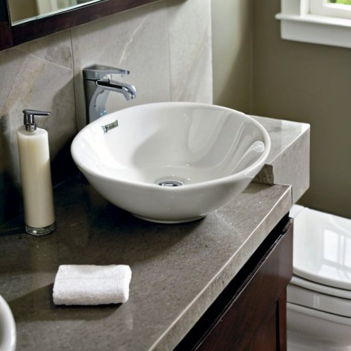 Минималистичный туалетный столик для бритья с качественной бритвой, теплой водой, кремом и мягким полотенцем.