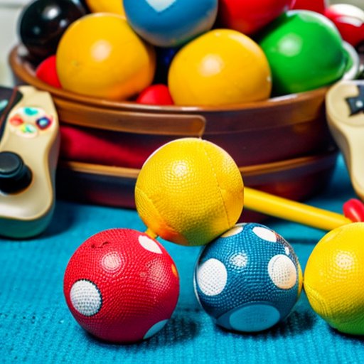 Яркая многоуровневая тренировка для улучшения времени реакции с спортивным оборудованием, игровыми консолями и здоровым питанием.