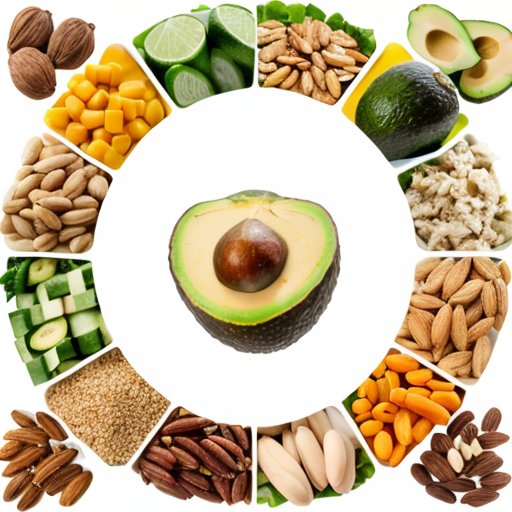 Цветная тарелка с разделами для белков, здоровых жиров и углеводов, с подписями и шкалой измерения для оптимального усвоения питательных веществ.