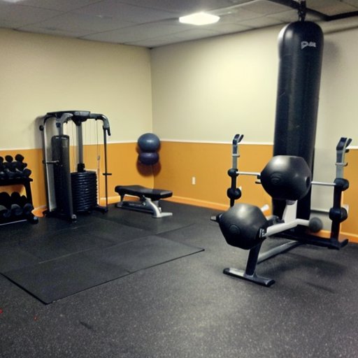 Организованное пространство для фитнеса с оборудованием для тренировки икроножных мышц.