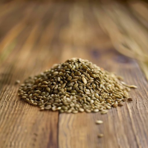 Кухонный стол с фенугриком: семена, порошок, чай, капсулы, свежие травы и книга рецептов.