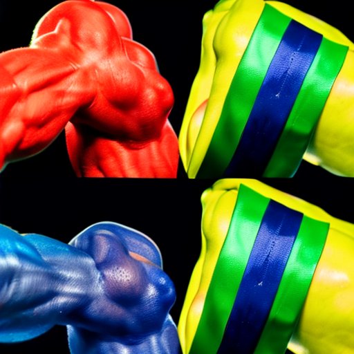 Силуэт турника с выделенными мышечными группами и цветными контурами на фоне градиента.