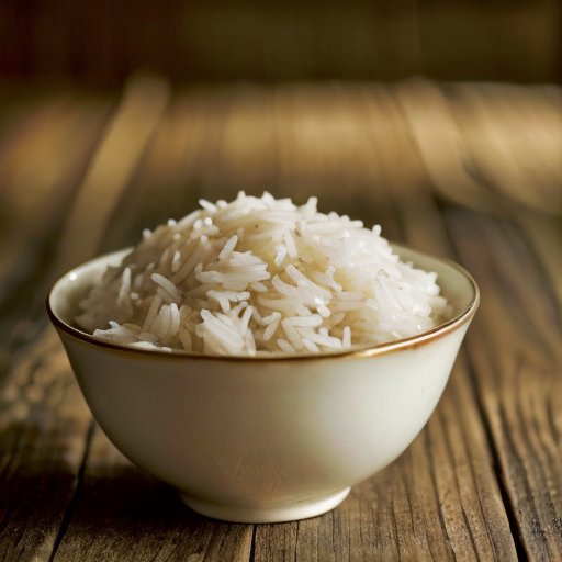 Разнообразие белого риса в элегантных мисках: жасмин, басмати и арборио на rustic столе.