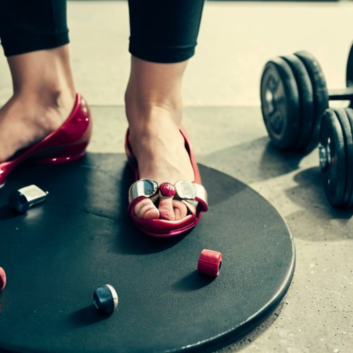 Сбалансированные весы: стакан воды и тарелка здоровой пищи на фоне спортзала.