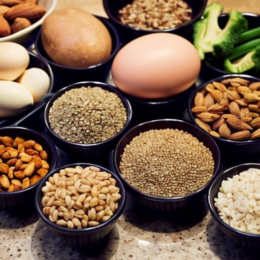 Организованная кухня с полезной едой для набора мышечной массы.