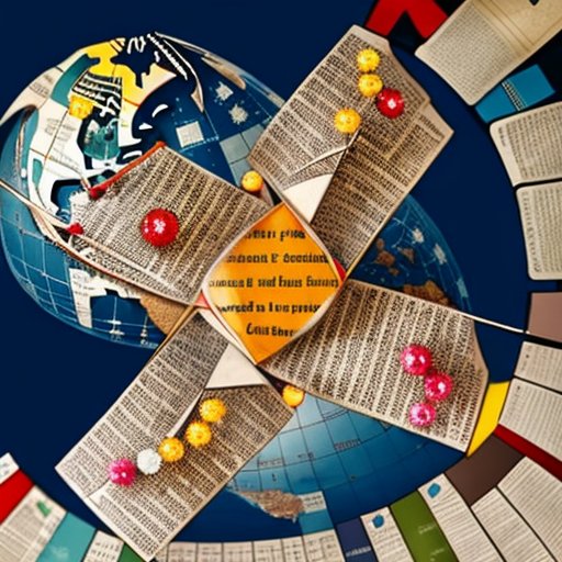 Открытая книга с разнообразными словами, символизирующая культурный обмен на фоне винтажной карты.