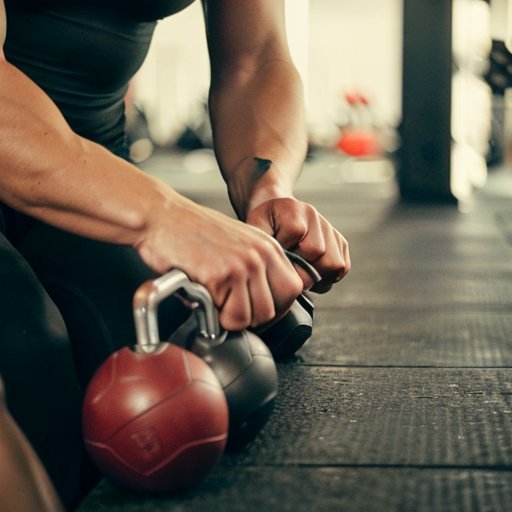 Современный спортзал с оборудованием для армрестлинга, включая стол, веса и тренажеры для рук.