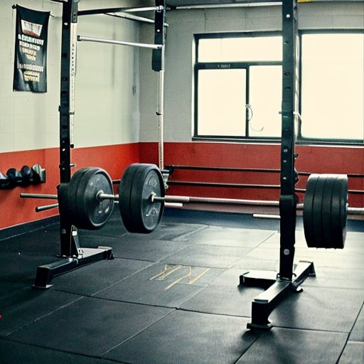 Современный тренажерный зал с оборудованием для силовых тренировок.