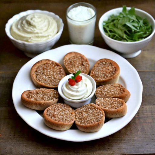 Разнообразие сметаны с указанием содержания жира на деревянном столе, свежие овощи и травы, акцент на здоровом питании.