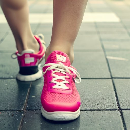 Цифровые весы с показателем сожжённых калорий, окружённые повседневными предметами: часы, бутылка с водой и обувь, символизирующие здоровый образ жизни.