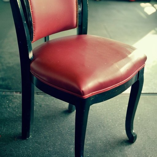 Минималистичный деревянный стул на нейтральном фоне с элементами фитнеса.