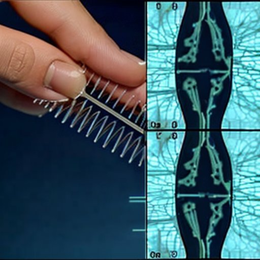 Лабораторное исследование волос с микроскопом и химическими формулами.