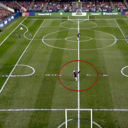 Тактическая футбольная доска с схемами, заметками и трофеем на фоне.