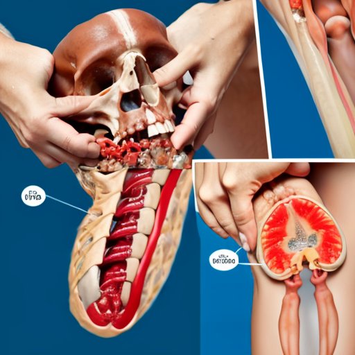 Анатомическая диаграмма коленного сустава с обозначением частей и функций.